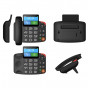 Maxcom MM42D 4G Téléphone Senior FILAIRE 4G avec CARTE SIM