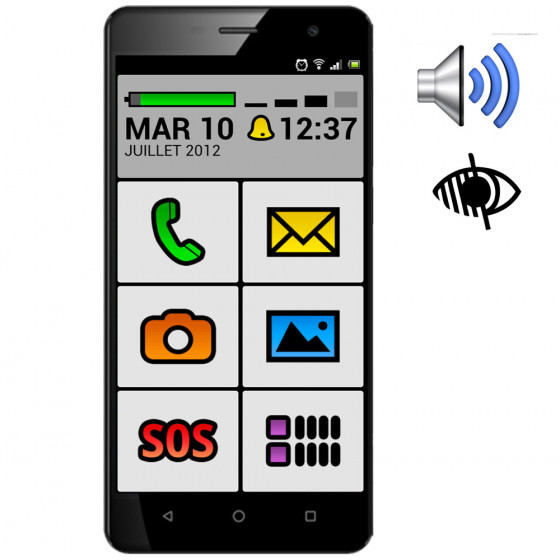 Smartphone Senior Easyphone 60 Parlant