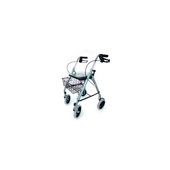 Rollator 4 roues silver