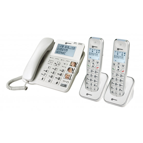 Geemarc - telephone senior 295 - Pack TRIO